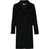 Kaos Cappotto Donna monopetto Nero 42,46