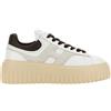 Hogan sneakers donna H STRIPES in pelle bianca Bianco 36,37,37/5,38,38/5,39