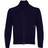 Kangra Cardigan Uomo basic in lana Blu Navy 48