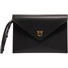 Pinko borsa donna FLAT PURSE HANDLE Nero/Oro TU