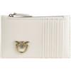 Pinko porta carte donna AIRONE Bianco/Oro TU