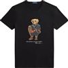 Polo Ralph Lauren T Shirt uomo polo Bear Nero S,M,L