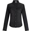Liu Jo camicia donna in denim con strass Nero 40,42,44,46