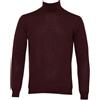 Cashmere Company Cashmere e Company dolcevita uomo in lana merinos Bordeaux 48,50,52,54