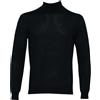 Cashmere Company Cashmere e Company dolcevita uomo in lana merinos Nero 48,50,52,54