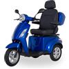 Z-TECH ZT-15-C Trilux Plus - Scooter Elettrico 3 Ruote per Anziani e Disabili-Blu