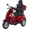 Z-TECH ZT-15-C Trilux Plus - Scooter Elettrico 3 Ruote per Anziani e Disabili-Rosso