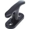 Aqbau® Maniglia per finestra in metallo (nero)