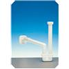 Lira Sifone Salvaspazio per Lavabo e Bidet con Attacco 1″ e 1″ 1/4 (Diam. 32 e 40), Sifone Eccentrico per Lavandino Bagno e Bidet