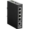 D-Link Switch unmanageable Industriale 5 Porte Gigabit - Formato Rail-DIN
