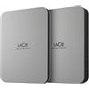 LaCie Hard Disk Esterno 4000GB Argento 2.5" USB Tipo-C