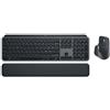 Logitech tastiera ergonomica MX Keys S Combo con mouse RF Bluetooth Italiano Gra