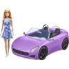 MATTEL Barbie Auto Decappottabile con Bambola - Macchina Glam Sportiva