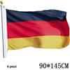 Set 6 Pezzi Bandiera Germania In Tessuto Misura 90x145cm sof