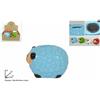 Set 4 Pezzi Salvadanaio Pecora Colorato 17cm Ceramica Monete Porta Soldi dfh