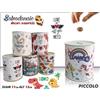 Set 20 Pezzi Salvadanai In Latta Porta Monete Soldi Love Dino 13x11cm dfh