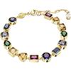 SWAROVSKI BRACCIALE IMBER MIS.M MULTICOLORE PLACCATURA COLOR ORO 5662925