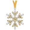 SWAROVSKI DECORAZIONE DI NATALE GEMA GIALLO