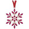 SWAROVSKI DECORAZIONE DI NATALE GEMA ROSSO