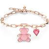 SWAROVSKI BRACCIALE TEDDY MIS.M ROSA PLACCATO COLOR ORO ROSA 5642978