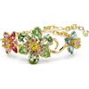 SWAROVSKI BRACCIALE IDYLLIA, MULTICOLORE, PLACCATO COLOR ORO 5717156
