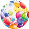amscan 9900320-66 - Set di 8 piatti Balloons, diametro 23 cm, carta, palloncini, piatti di carta, piatti di carta, piatti per feste, stoviglie usa e getta, compleanno per bambini
