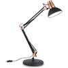 Ideal Lux Wally TL1 E27 Nero lampada da tavolo