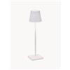 Zafferano Lampada da tavolo portatile a LED con luce regolabile Poldina Pro Micro