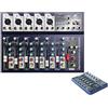 Mixer Audio 7 Canali Professionale Usb Bluetooth Echo Delay Dj Karaoke Live cir