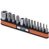 Titan Tools 16137 Tamper Resistant Star bit socket set - 13 pezzi