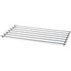 CKB LTD® - Sottopentola rettangolare in metallo cromato a griglia, ottima superficie in metallo per proteggere il piano di lavoro, per appoggiare pentole calde e padelle, 50 x 24 cm