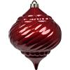 ARPIMEX Sfera Goccia Rigata di Natale D 150 Mm Plastica Rosso