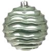 ARPIMEX Sfera Rigata di Natale D 150 Mm Plastica Verde Salvia
