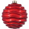 ARPIMEX Sfera Rigata di Natale D 150 Mm Plastica Rosso