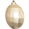 ARPIMEX Disco Decorazione di Natale 19,5 x 6,5 x 22 Cm Plastica Beige