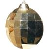 ARPIMEX Disco Decorazione di Natale 19,5 x 6,5 x 22 Cm Plastica Oro