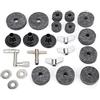RiToEasysports Tampone in feltro per batteria, 23Pcs Kit, for piatti, con dadi ad alette, for cooking, for home use