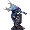 Nemesis Now Figura drago blu sigillo draconico - ornamento in resina da 17,5 cm, regalo da collezione, fuso in resina finissima, sapientemente dipinto a mano, U6699A24