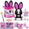 Pets Alive Magic Bunnies di ZURU Peluche magico elettronico e interattivo a sorpresa (Black Bunny)