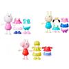 Peppa pig - dress-up peppa & friends, assortimento di bambole peppa pig