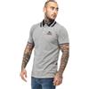 Lonsdale London OCCUMSTER Uomo Polo Grigio 60% Cotone, 40% Poliestere Slim Fit