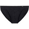 Hom, Slip Micro Max, Uomo, Micro Modello Bianco Stampato su Sfondo Nero, XL