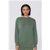 Tezenis Felpa Viscosa Soft Touch Girocollo Donna Verde