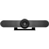 Logitech MeetUp Sistema di Videoconferenza, Ultra HD 4K/1080p/720p, 3 Microfoni/Altoparlanti Regolabili, Ampio Angolo di Visione di 120°, Compatibile con PC/Mac/Portatile/Macbook/Tablet - Nero, 4K