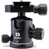 Benro B1 testa per treppiede Nero 1/4" Palla