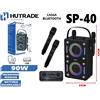 Cassa Amplificata Sp-40 90W Karaoke Bluetooth Microfono Wireless Trolley mar