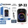Cassa Amplificata Sp-33 70W Karaoke Bluetooth Microfono Wireless Trolley mar