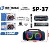 Cassa Amplificata Sp-37 360W Karaoke Bluetooth Microfono Wireless Trolley mar
