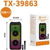 Cassa Speaker Altoparlante Bluetooth 10Wx2 Con Microfono Tx-39863 linq