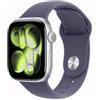 AW S11 GPS 42MM SILVER ALUMINIUM CASE WITH PURPLE FOG SPORT BAND - M/L